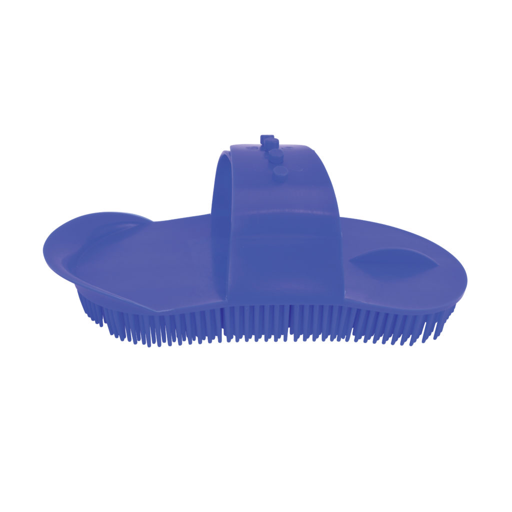 Large Plastic Curry Comb With Strap Partrade